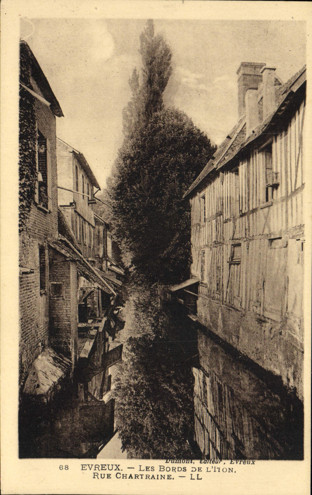 Evreux — Les Bords de l'Ilon — Rue Chartraine — Dumont, Éditeur, Evreux