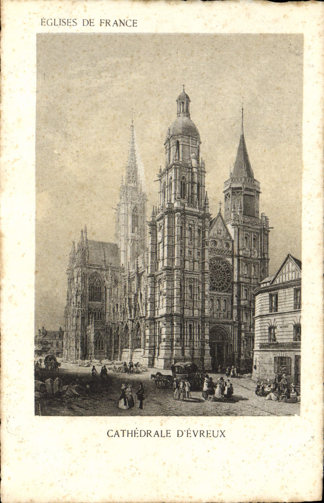 CPA Eglises De France Cathedrale d'Evreux