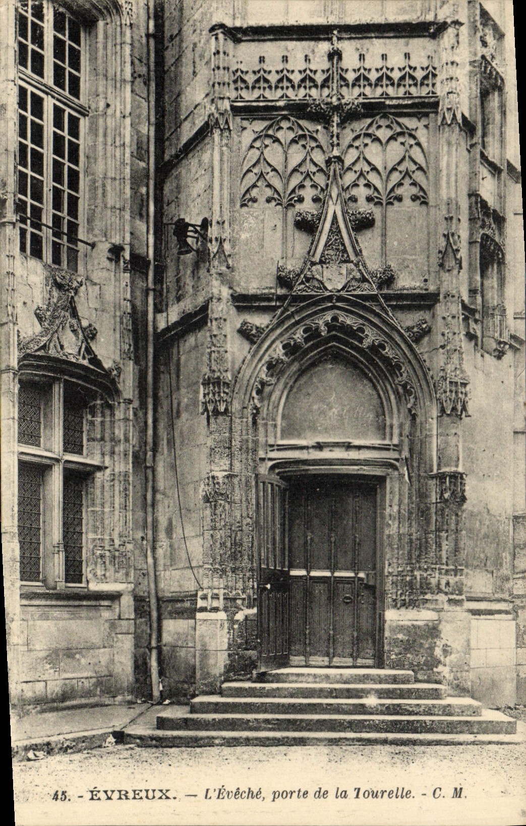 CPA Evreux L'Eveche Porte De La Tourelle