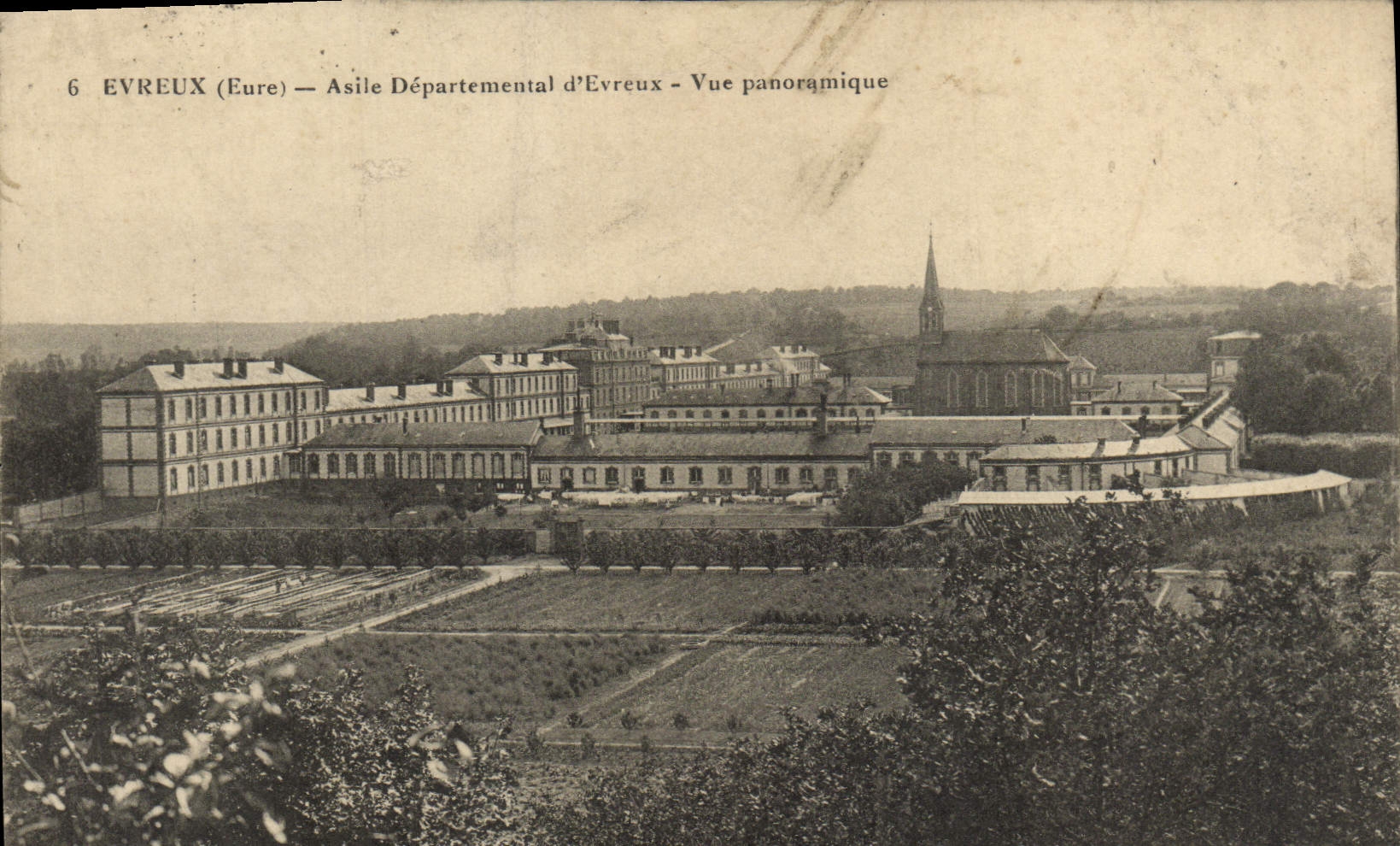 CPA Evreux Asile Departemental d'Evreux Vue Panoramique