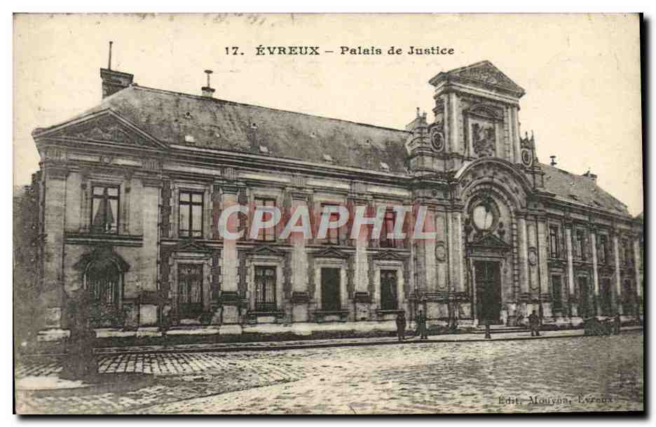 CPA Evreux Palais De Justice
