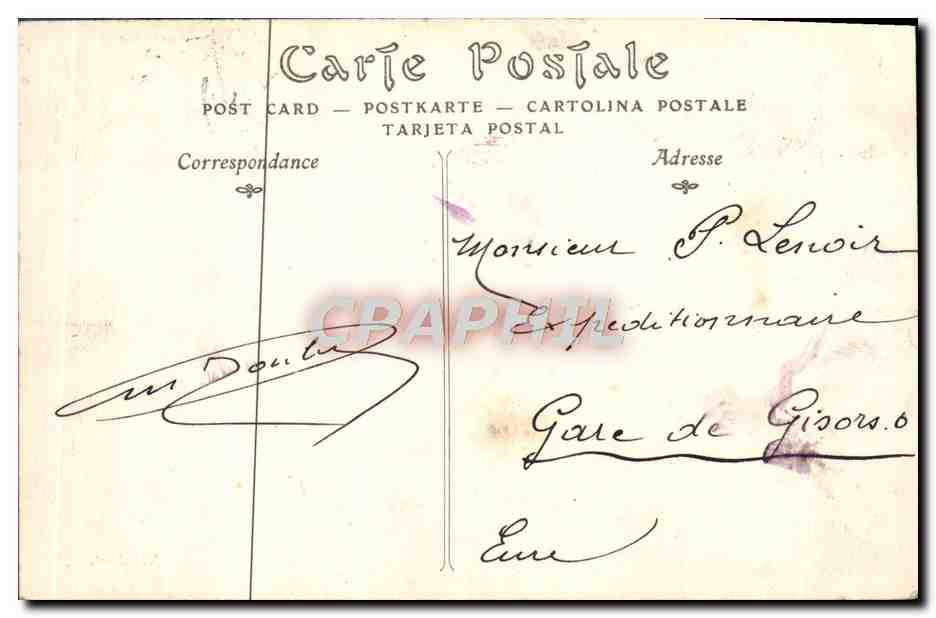 CPA Evreux Vue Generale — Rückseite