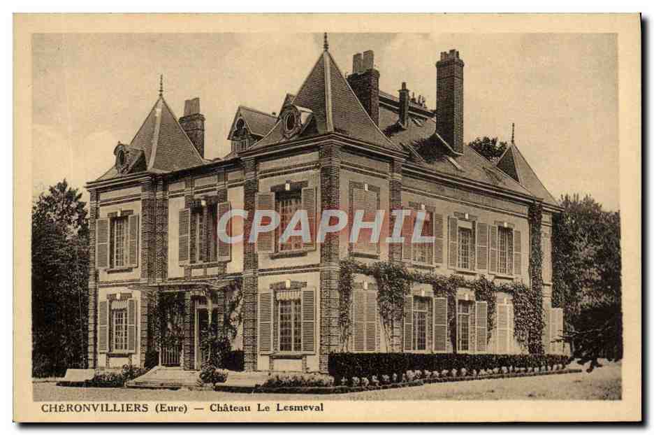 CPA Cheronvilliers Chateau Le Lesmeval