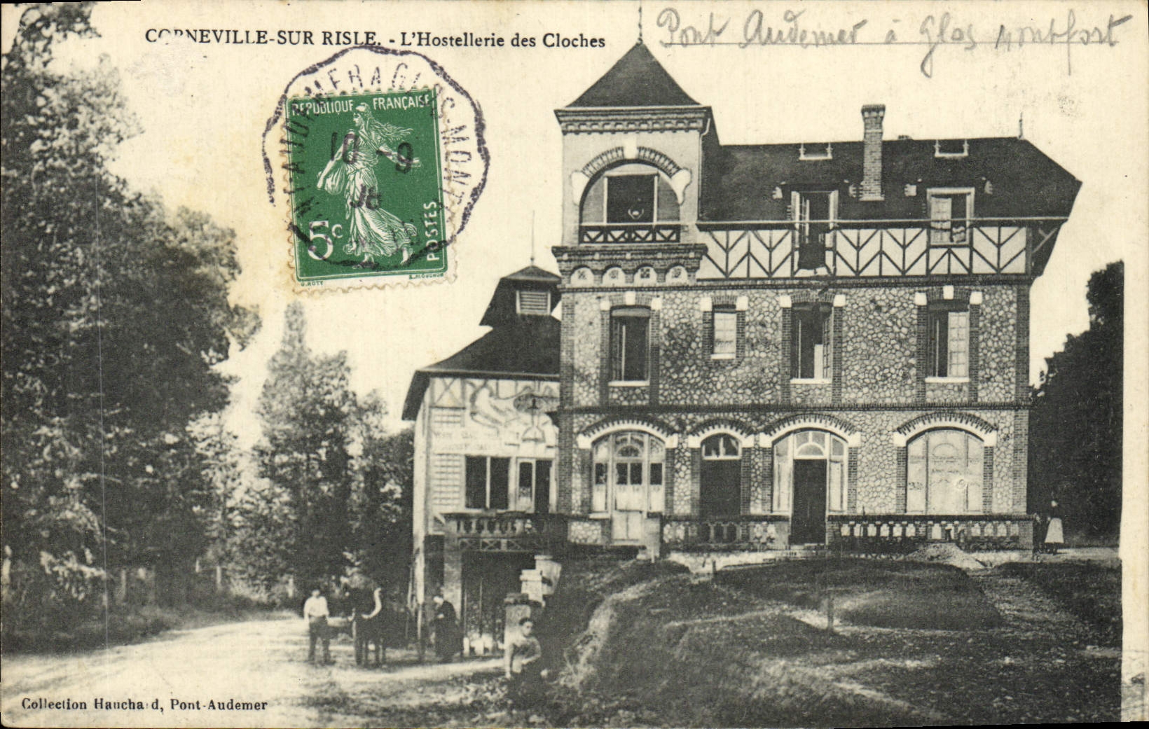 COPNEVILLE-SUR-RISLE - L'Hostellerie des Cloches — Collection Hauchaard, Pont-Audemer