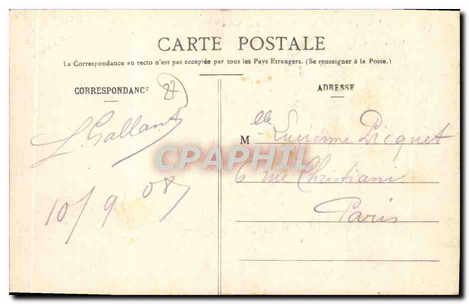 COPNEVILLE-SUR-RISLE - L'Hostellerie des Cloches — Collection Hauchaard, Pont-Audemer — Reverso