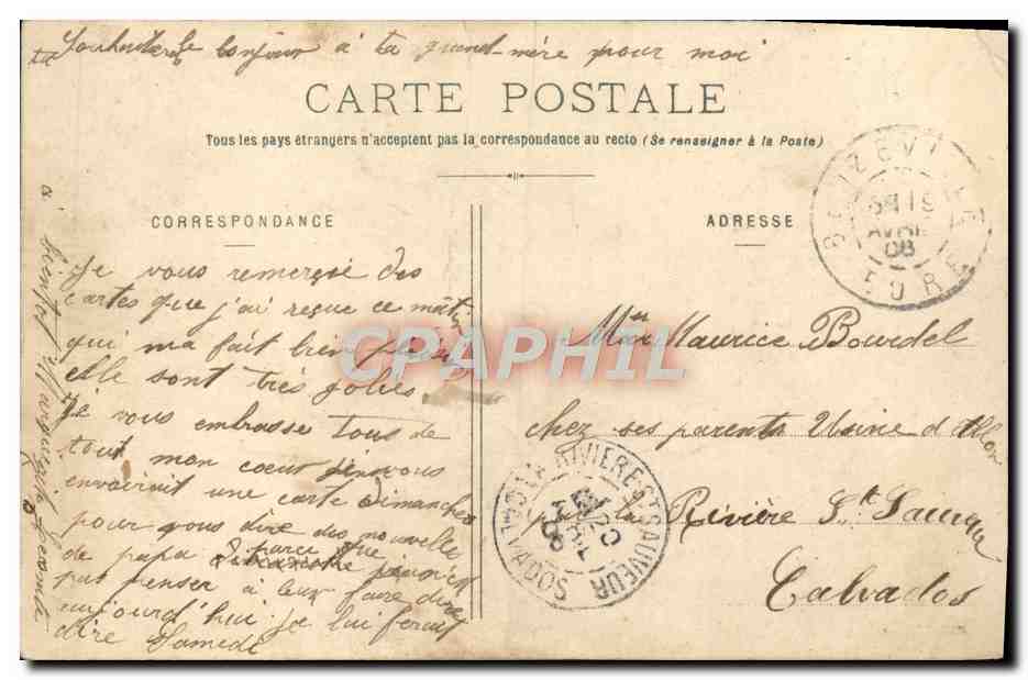 CPA Bonneville Rue Principale Caleche Cheval Chapellerie — Reverso
