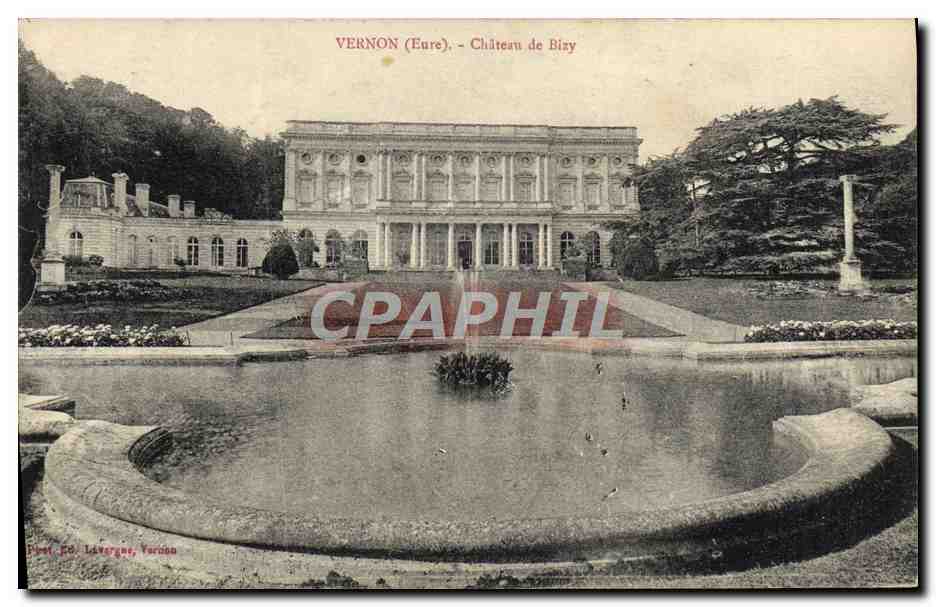CPA Vernon Chateau de Bizy
