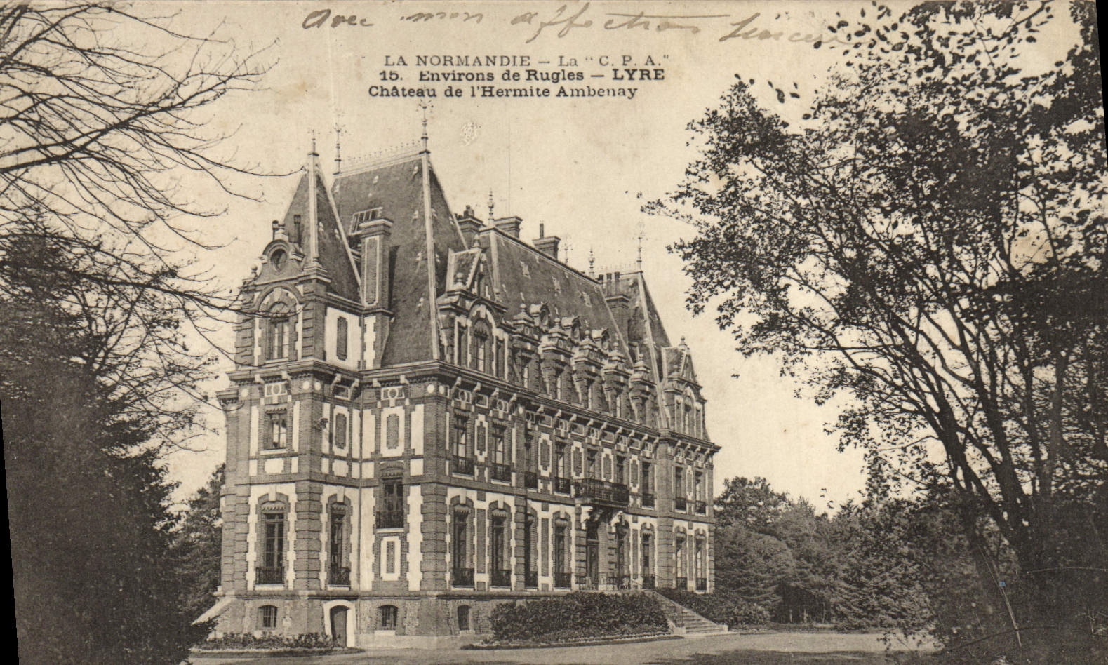 Château de l'Hermite Ambenay — Environs de Rugles — La C.P.A. — n°15