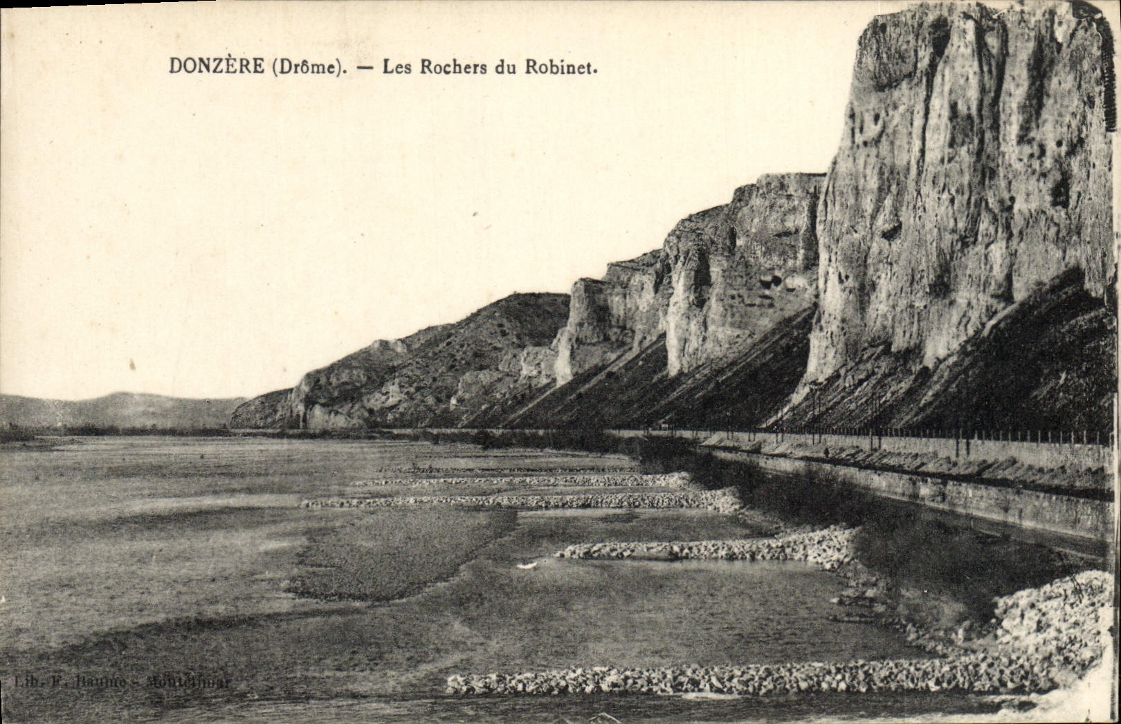 CPA Donzere Les rochers du Robinet