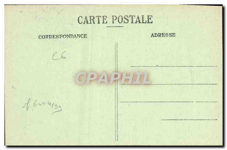 CPA Donzere Les rochers du Robinet — Rückseite