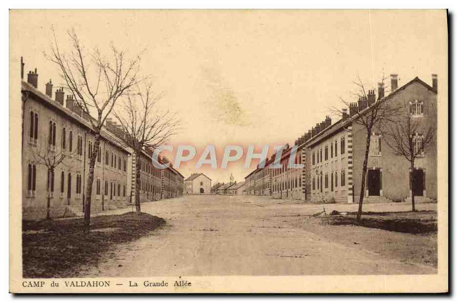 CPA Camp du Valdahon La Grande Allee Militaria 