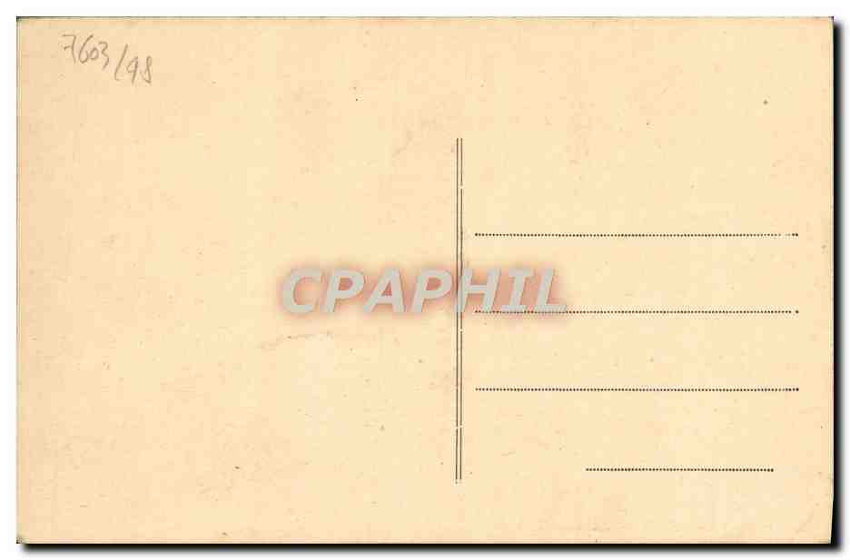 CPA Camp du Valdahon La Grande Allee Militaria  — Rückseite