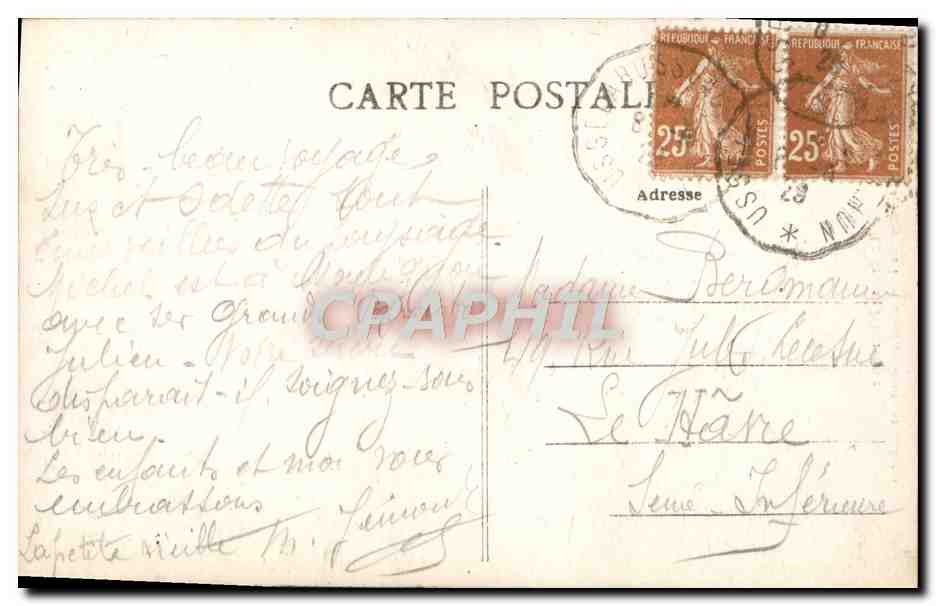La Creuse Pittoresque — Vallée de la Rozeille au Pont des Chèvres — MFA n°1107 — Reverso
