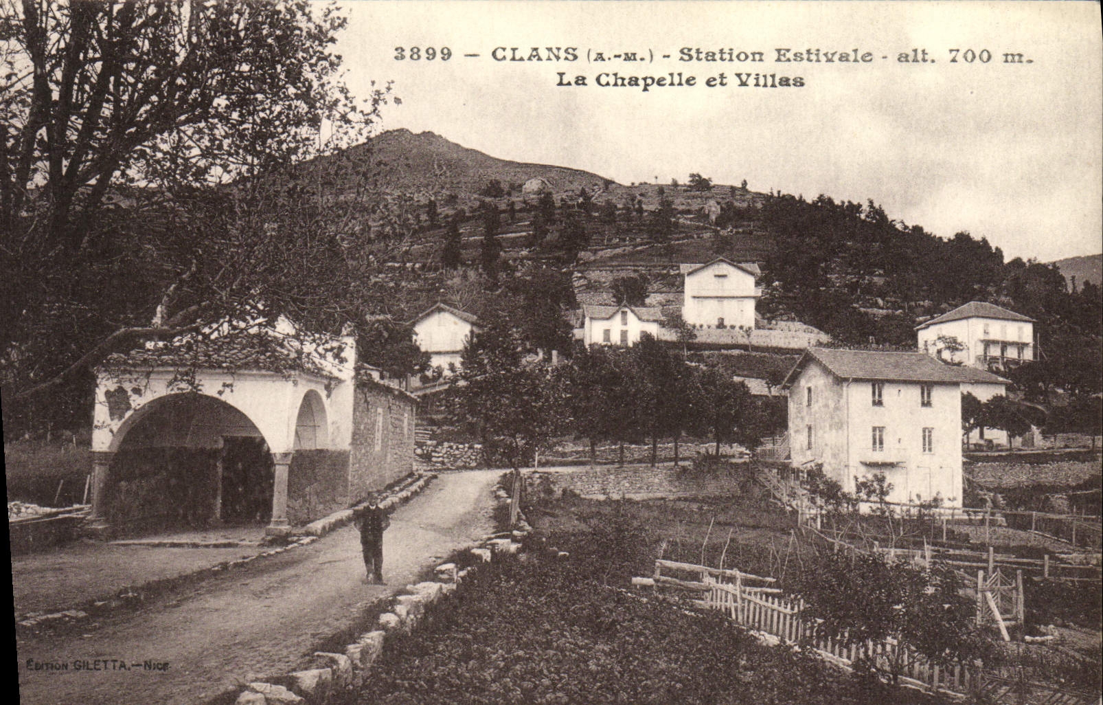 CPA Clans Statin Estivale La Chapelle et Villas