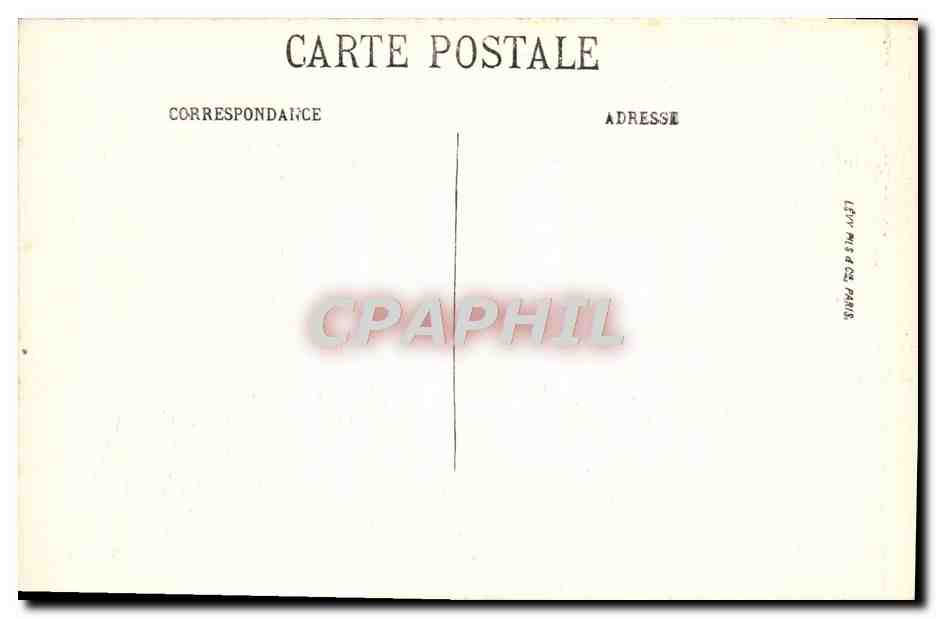 CPA Villefranche La Ville et la Rade Bateaux — Rückseite