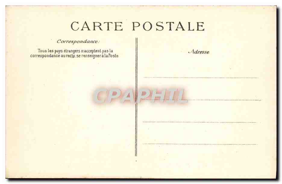 CPA Cote D'Azur La Turbie vue Generale et la route du Fort — Verso