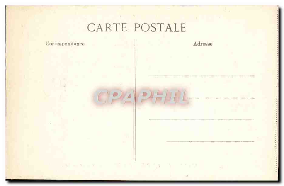 CPA Cote D'Azur La Turbie vue Generale et la roule du Fort — Rückseite
