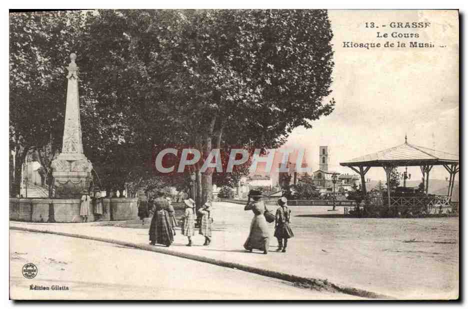 CPA Grasse Le Cours Kiosque de la musique