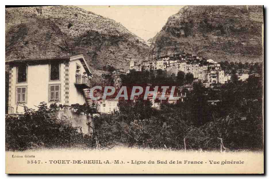 CPA Touet De Beuil Ligne du Sud de la France Vue Generale