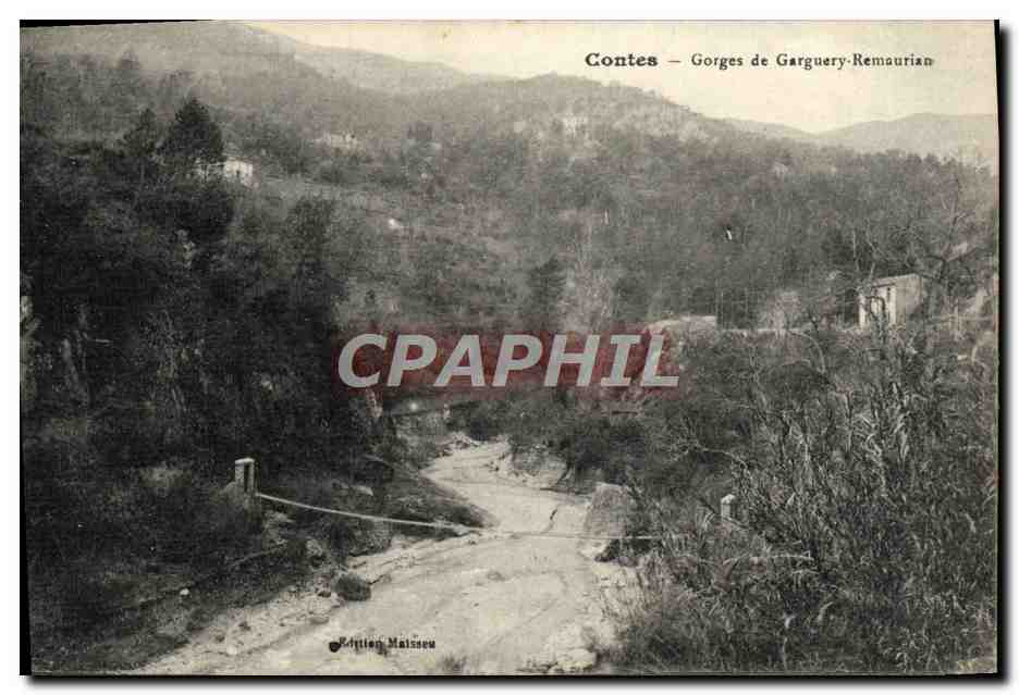 CPA Contes Gorges de Garguery Remaurian