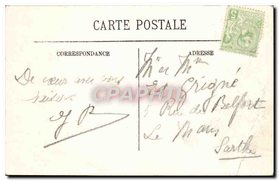 CPA Monte Carlo Vue generale — Rückseite