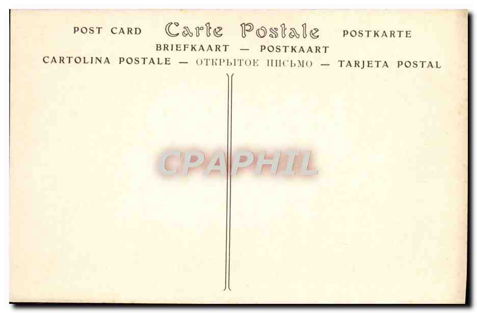 CPA Monaco Le Ravin de Sainte Devote — Rückseite