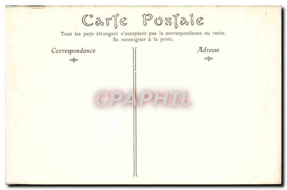 CPA Principaute de Monaco Vue Generale — Rückseite