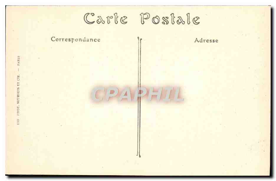 CPA Vue generale De Monaco prise de la Turbie — Rückseite