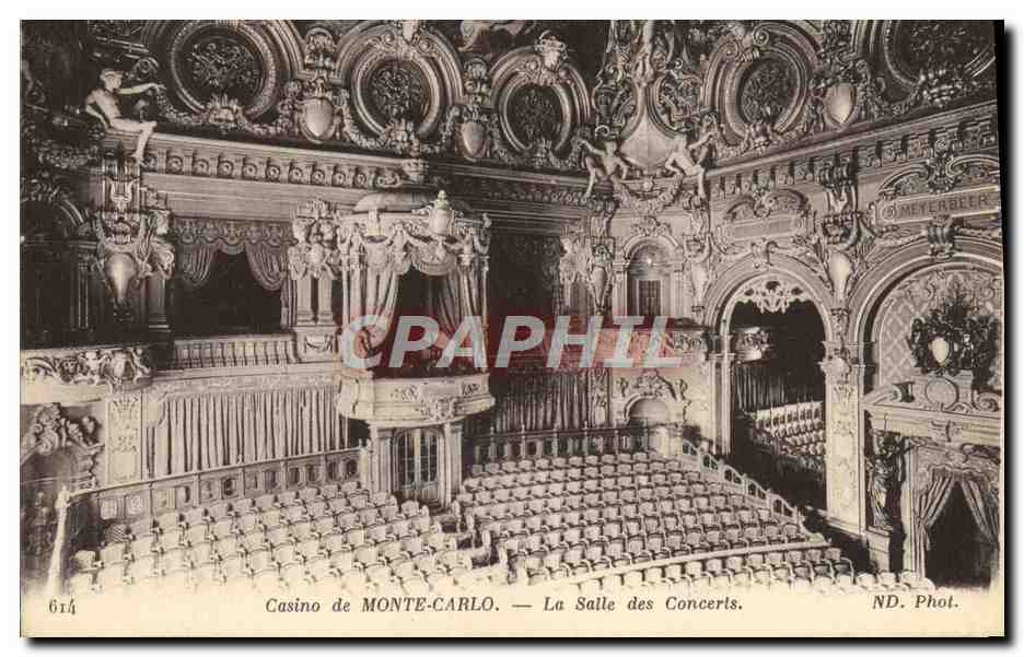 CPA Casino de Monte Carlo Le Salle des Concerts