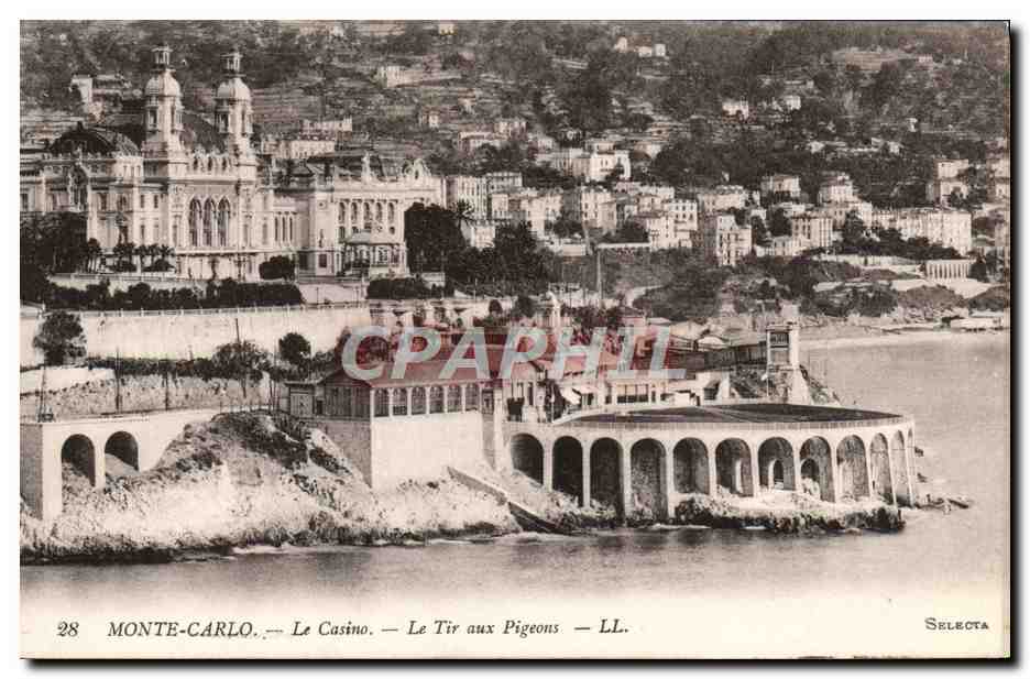 CPA Monte Carlo Le Tir aux Pigeons