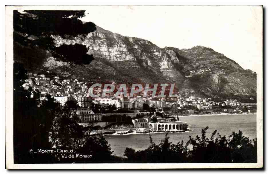 CPA Monte Carlo Vu de Monaco