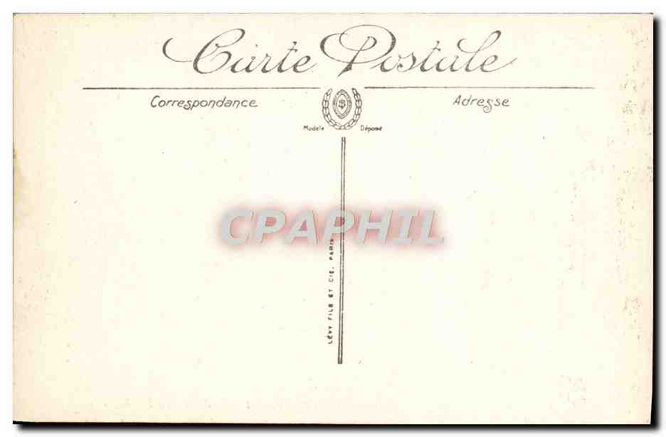 CPA Vence Portail de I'ancien Eveche — Rückseite