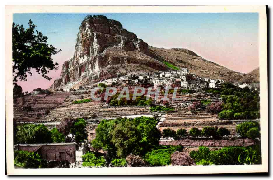 CPM St Jeannet Vue generale et le Baou