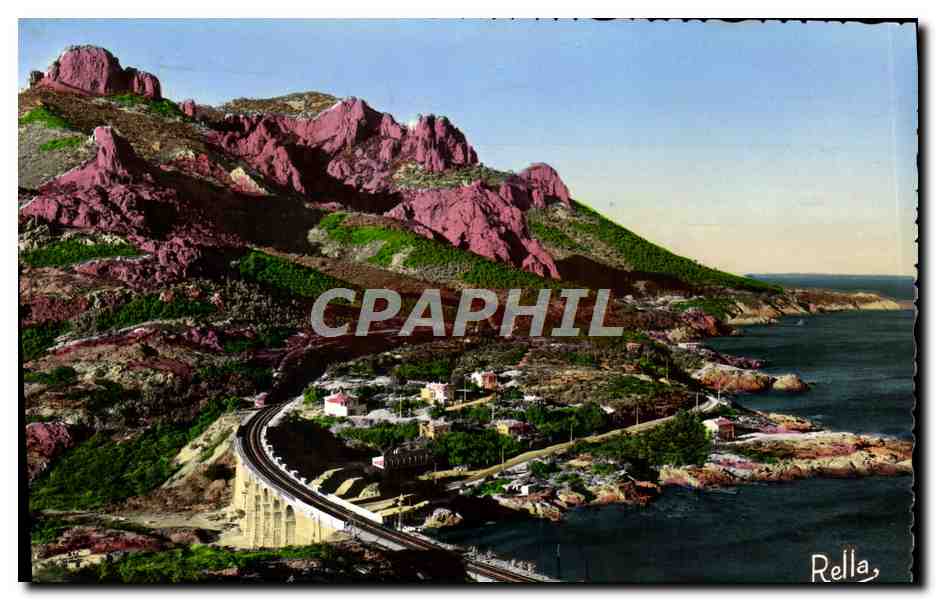 CPM Antheor Le Viaduc de la SNCF et la Route de la Corniche d'Or
