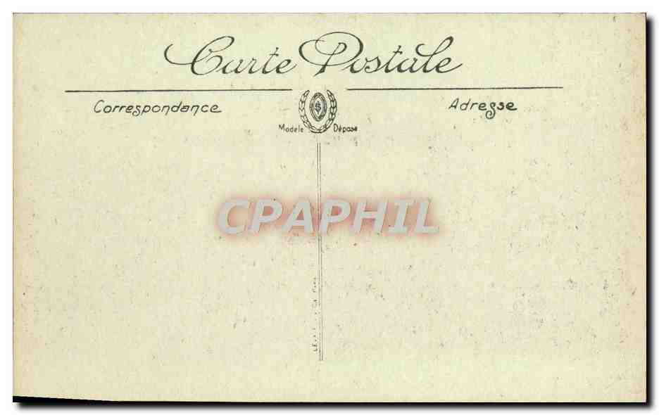 CPA Antibes Chapelle Notre Dame de Bon Port — Verso