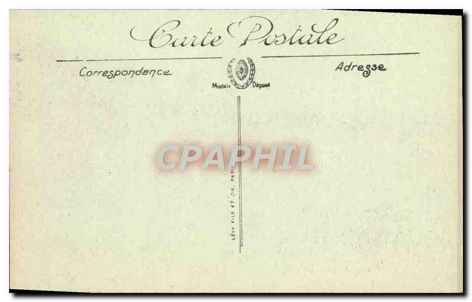 CPA Antibes La Place Mace et Avenue du Roi Albert 1er — Rückseite