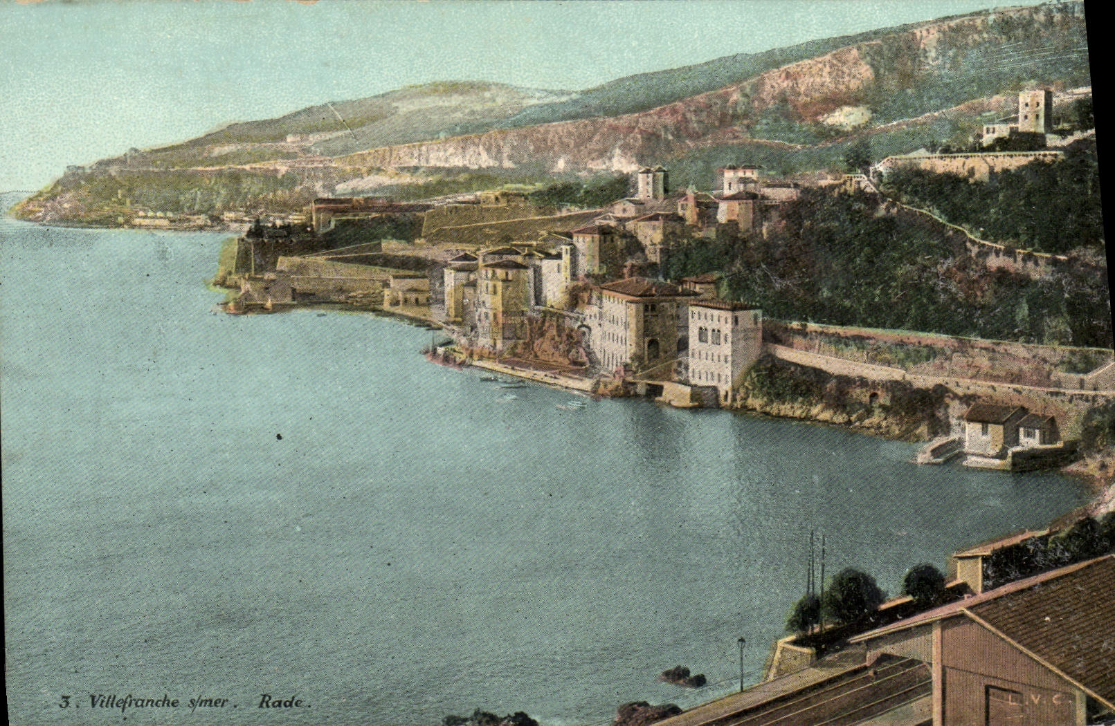 Villefranche-sur-Mer — Rade — éditeur L.V.C.