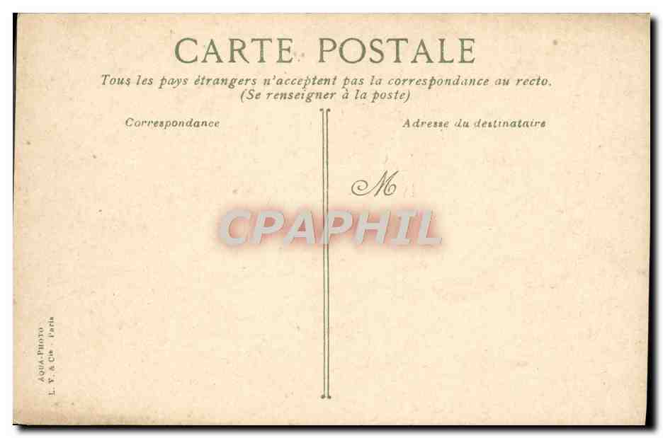 Villefranche-sur-Mer — Rade — éditeur L.V.C. — Verso