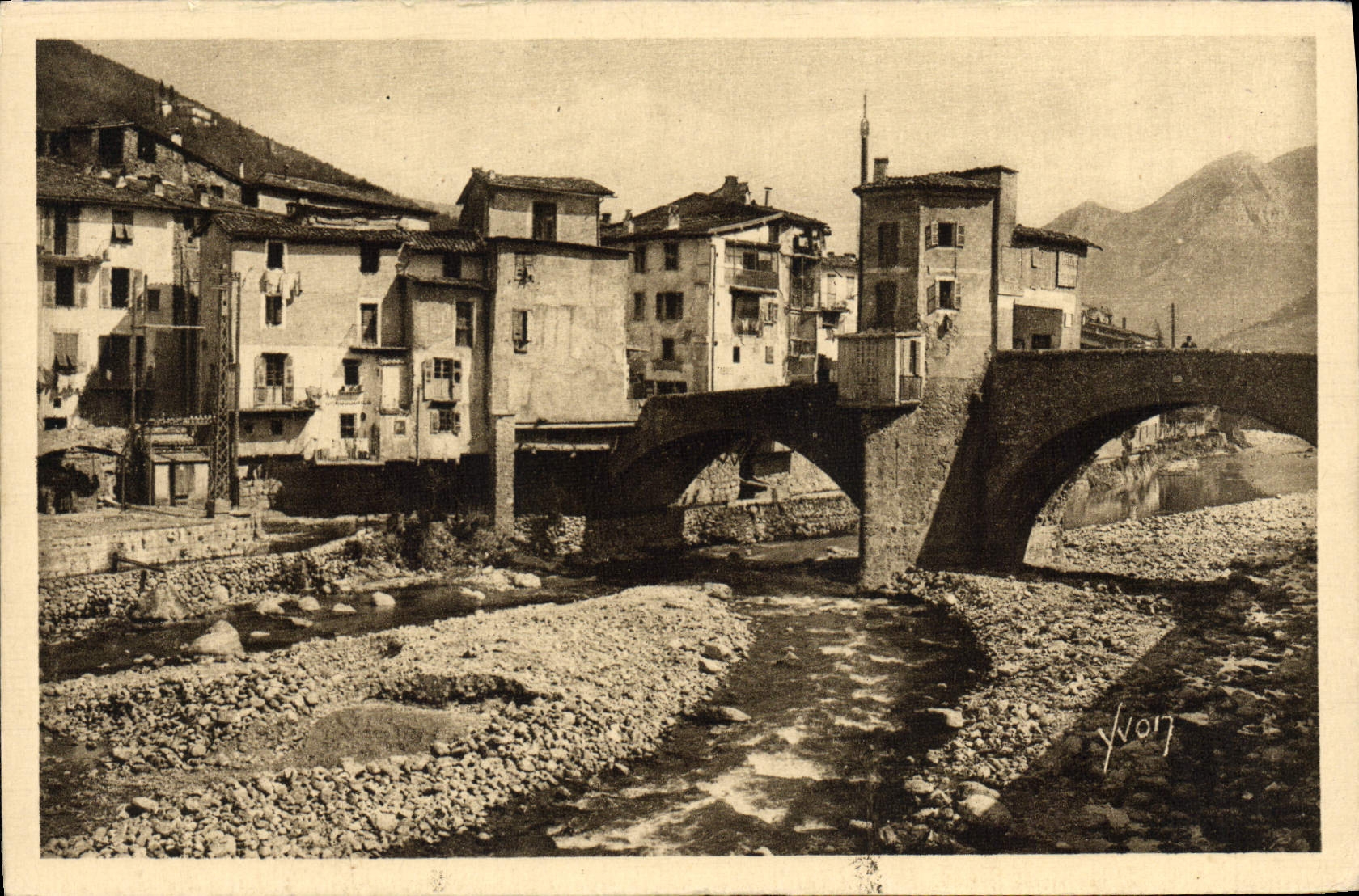 CPA Sospel Le Vieux Pont sur la Bevera