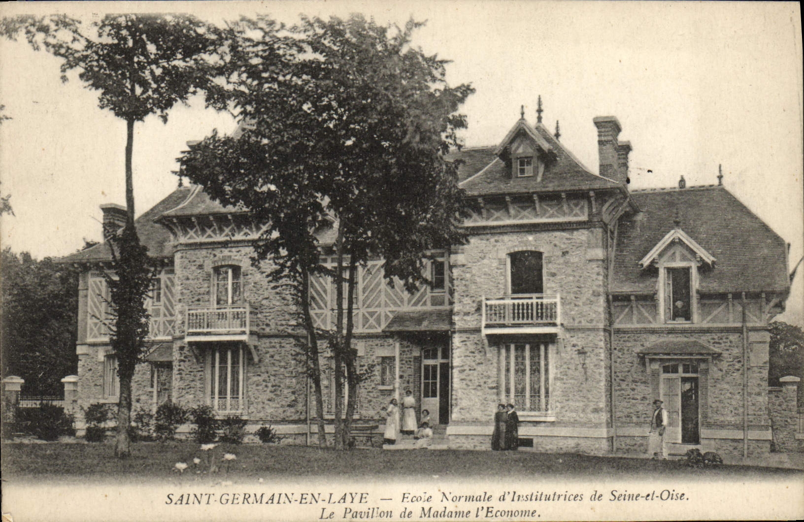 Saint-Germain-en-Laye — École Normale d'Institutrices de Seine-et-Oise. Le Pavillon de Madame l'Économe.