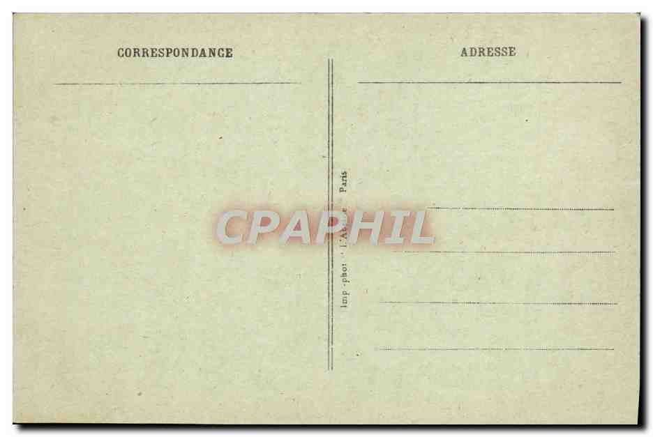 CPA Saint Cloud L'Incendie du Chateau par les Prussiens 13 octobre 1870 Militaria  — Back