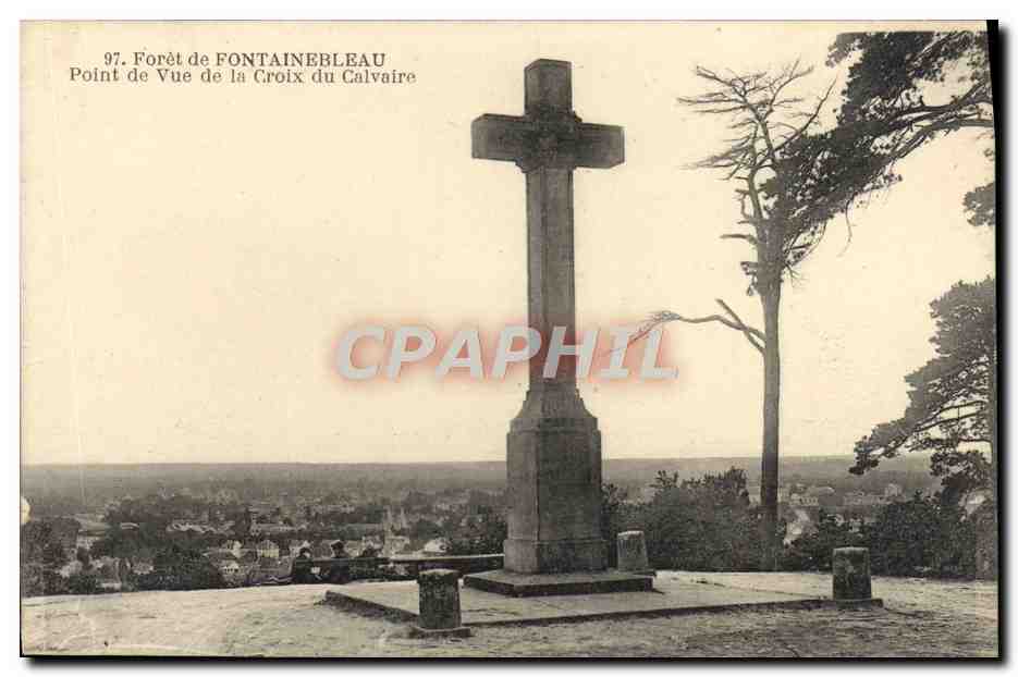 Foresta di Fontainebleau — Punto di Vista della Croix du Calvaire — n°97