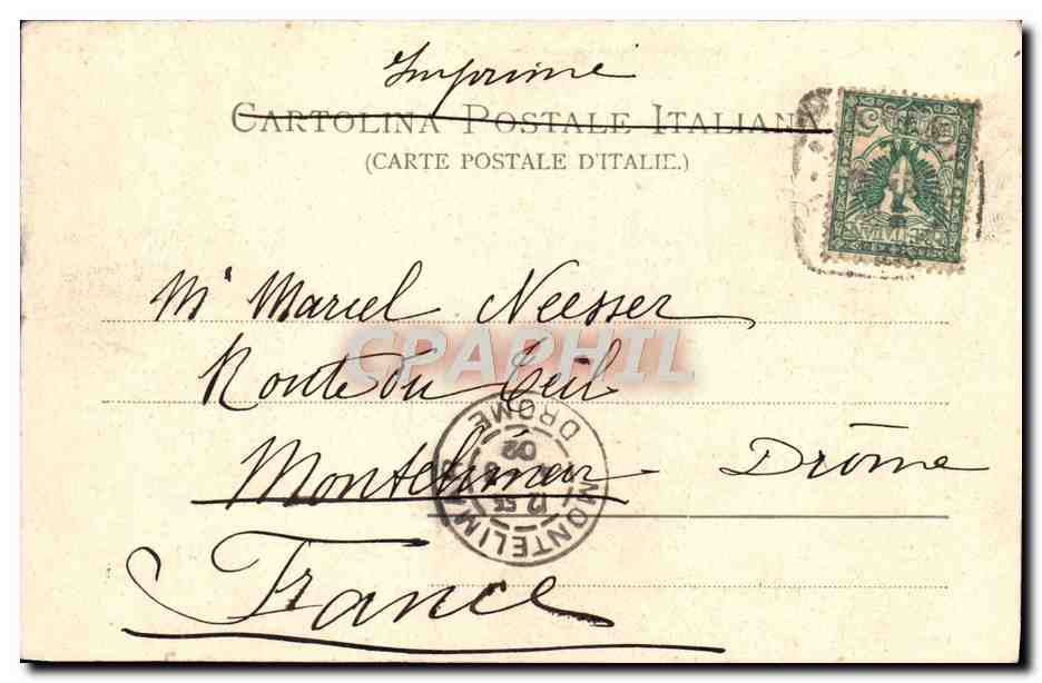 CPA San Remo — Rückseite
