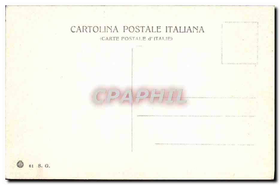 CPA Lago Maggiore Pallanza Interno della Chiesa Madonna di Compagna — Rückseite
