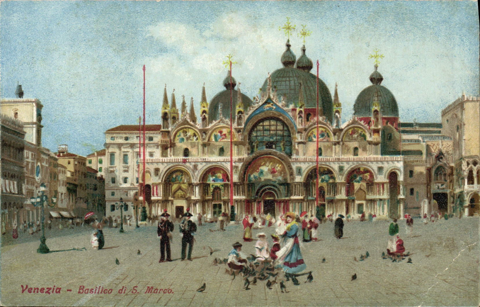 CPA Venezia Basilica Di S Marco