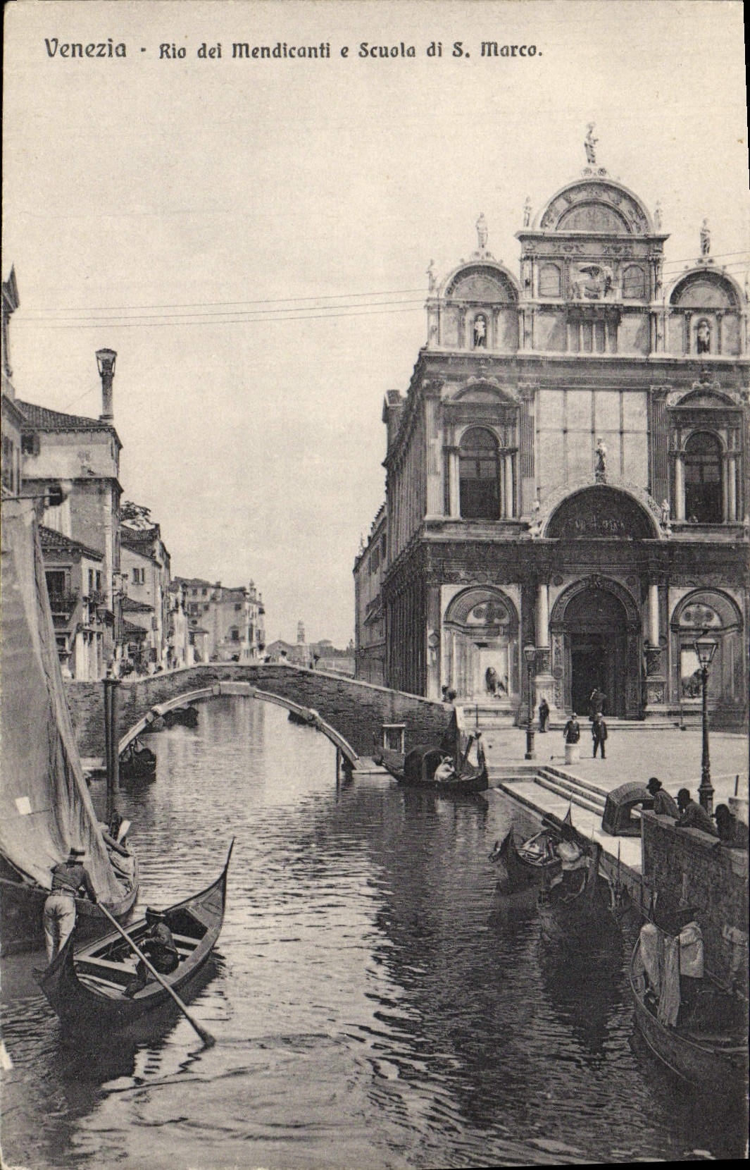 CPA Venezia Rio Dei Mendiconti E Scuola Di S Marco
