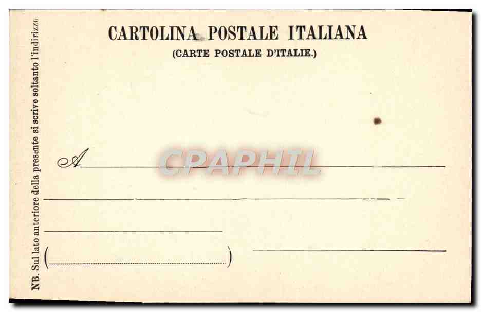 CPA Roma Palazzo Del Parlamento o di Munte Citario — Rückseite
