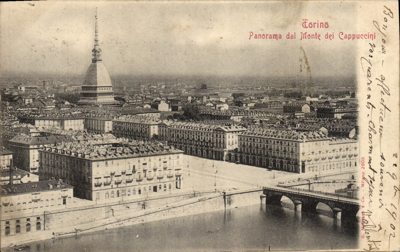 CPA Torino Panorama Dal Monte Dei Cappuccini