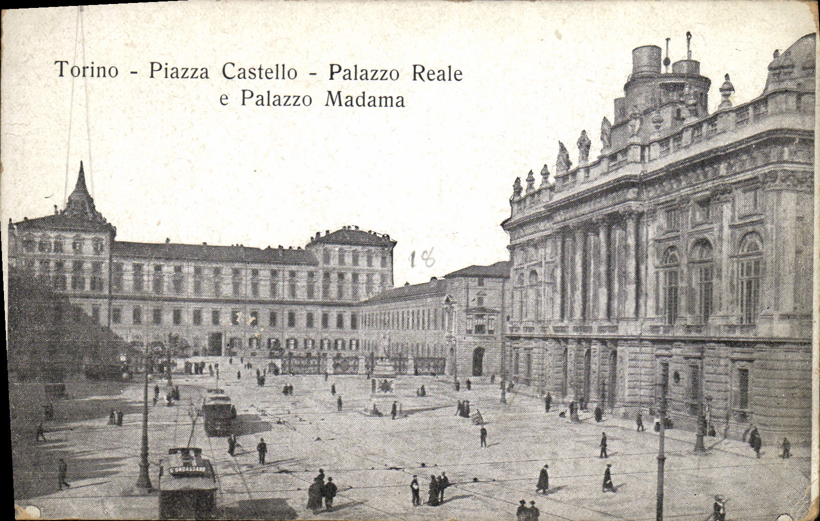 CPA Torino Piazza Castello Palazzo Reale E Palazzo Madama