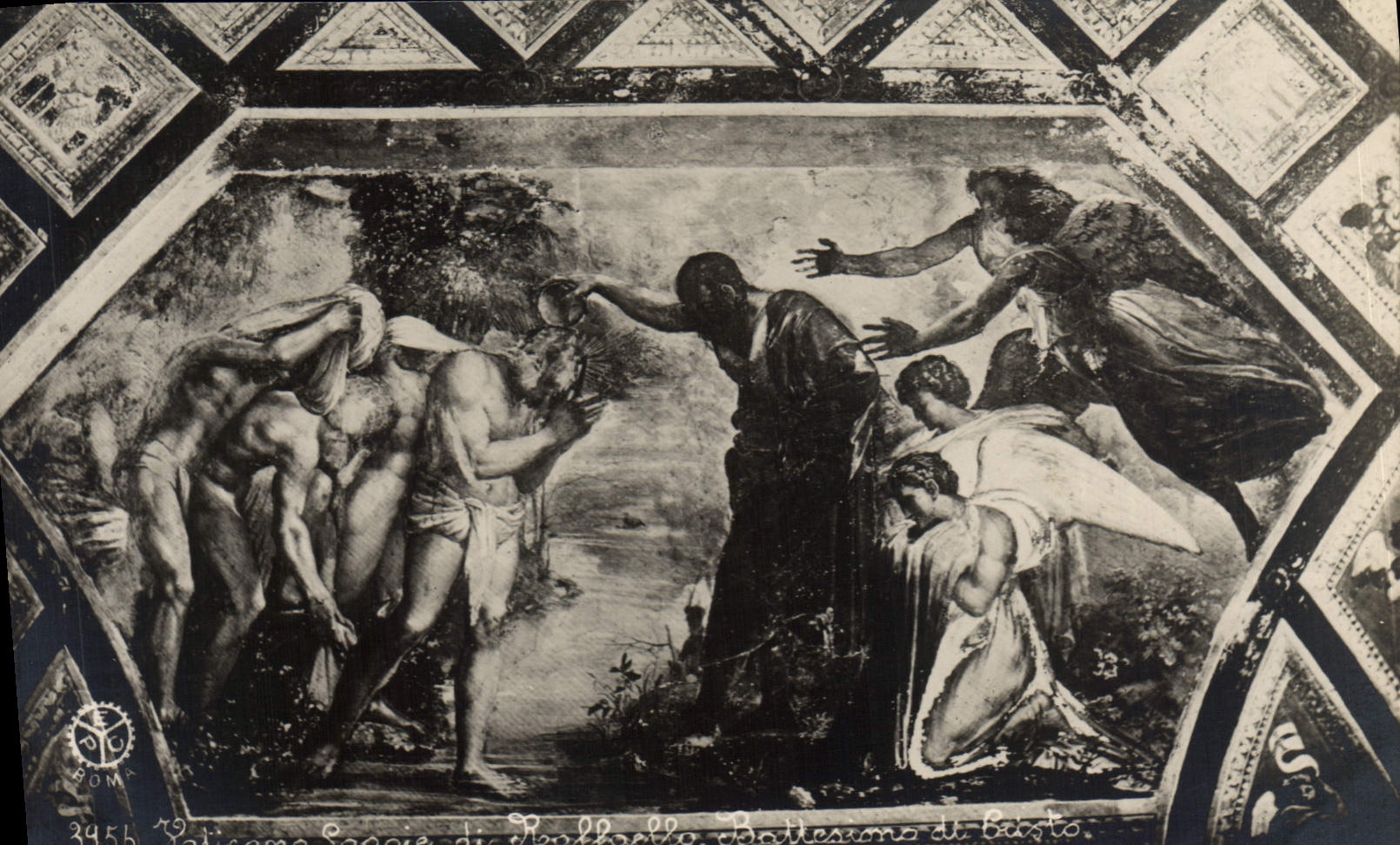 CPA Roma Vaticano Loggie di Raffaello 